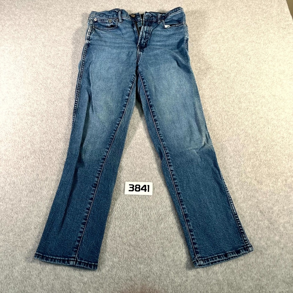 Gap Vintage Slim Jeans Womens 6/28 Blue Denim Cotton Stretch‎ High Rise Outdoor